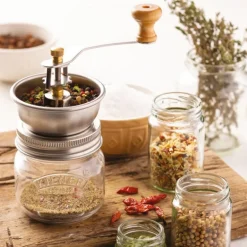 Krydderkvern 20 cm klar/sølv