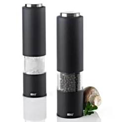 Krydderkvern med LED lys svart