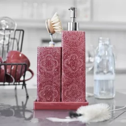 Kub Orient såpepumpe 6x21 cm vinrød