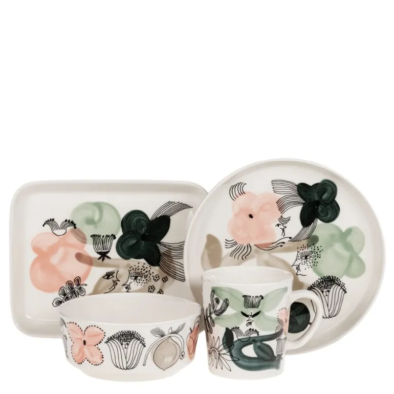 Kukkamaa tallerken 19 cm grønn