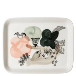 Kukkamaa tallerken 15x19 cm grønn