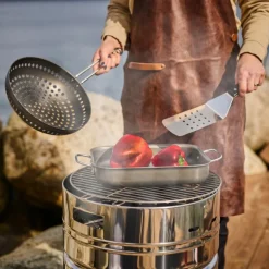 Kullgrill i rustfritt stål