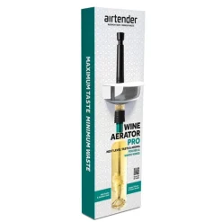 Kuppel luftpumpe og vinlufter for vinflaske gaveeske