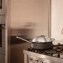 Kuppellokk 24 cm rustfritt stål