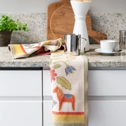 Kurbitsblom håndkle 35x50 cm