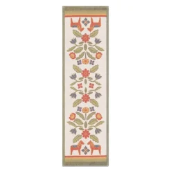 Kurbitsblom løper 35x120 cm