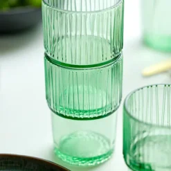 Kusintha kaffeglass 38 cl 4 stk grønn