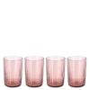 Kusintha vannglass 28 cl 4 stk pink