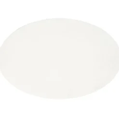 Kuvertbrikke PVC 43,5x28,5 cm oval hvit