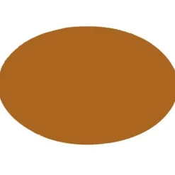 Kuvertbrikke PVC 43,5x28,5 cm oval lys brun