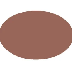 Kuvertbrikke PVC 43,5x28,5 cm oval blush