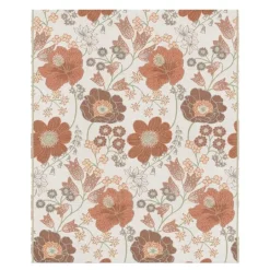 Kveldsblom fleecepledd 140x170 cm