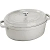 La Cocotte oval gryte 31 cm 5,5L hvit