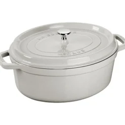 La Cocotte oval gryte 31 cm 5,5L hvit