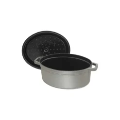 La Cocotte oval gryte 31 cm 5,5L grå