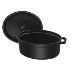 La Cocotte oval gryte 29 cm 4,2L svart