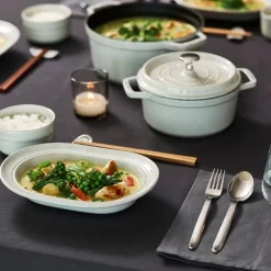 La Cocotte rund gryte 24 cm 3,8L hvit