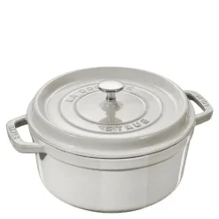 La Cocotte rund gryte 28 cm 6,7L hvit