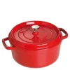 La Cocotte rund gryte 26 cm 5,2L rød