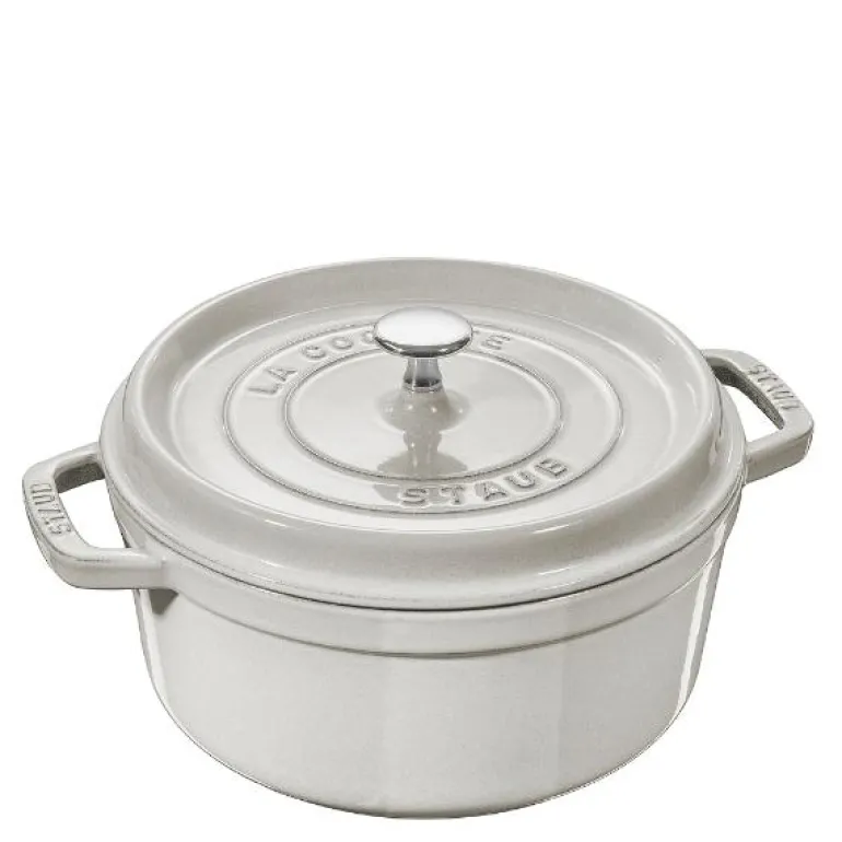 La Cocotte rund gryte 26 cm 5,2L hvit