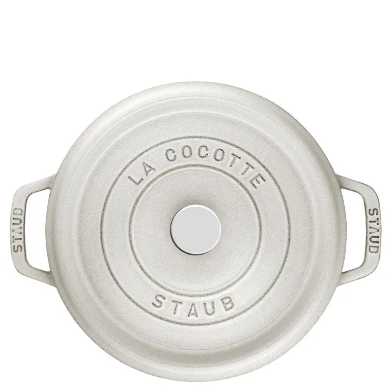 La Cocotte rund gryte 26 cm 5,2L hvit