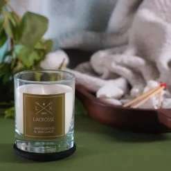 Lacrosse duftlys 200g sandalwood & bergamot