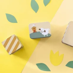 Lam matboks 8x10 cm gul