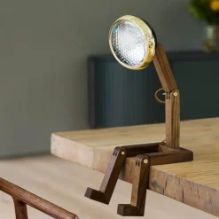 Lampe 39 cm matt svart