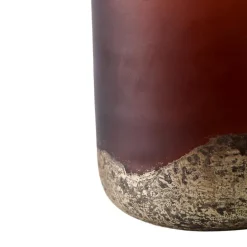 Lana vase 14 cm brun/gull