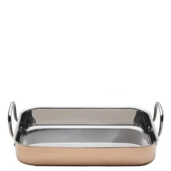 Langpanne 35x25,5x6,3 cm kobber