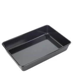 Langpanne 34x24x6 cm svart