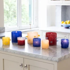 Lara lysholder 10 cm beige