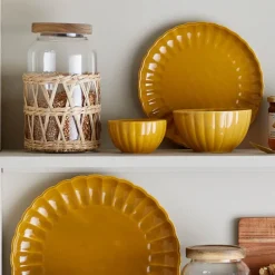 Latina tallerken 20 cm gul
