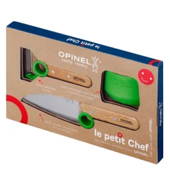 Le Petit Chef knivsett grønn