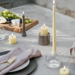 LED Kronelys 2,3x32 cm 2 stk lys gul