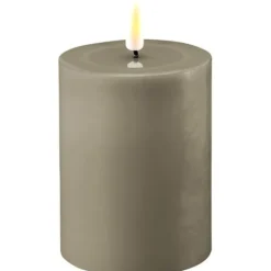 LED kubbelys 7,5×10 cm sand