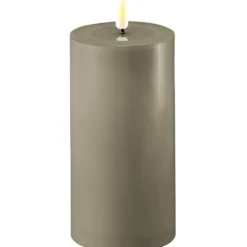 LED kubbelys 7,5×15 cm sand