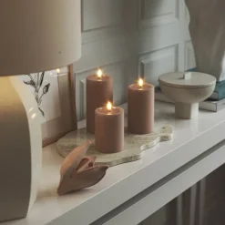 LED kubbelys 7,5 x 12,5 cm rose