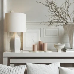 LED kubbelys 7,5 x 10 cm rose