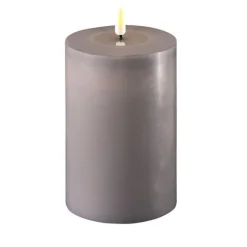 LED kubbelys 10x15 cm grå