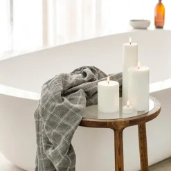 LED kubbelys 22x5,8 cm ivory