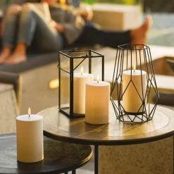 LED kubbelys 7,5x5 cm ivory