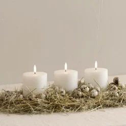 LED kubbelys 10x8 cm nordic white