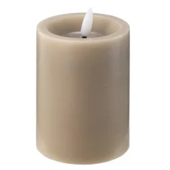 LED kubbelys 7,5x10 cm taupe