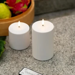 LED kubbelys 10x10x10 cm hvit