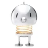 LED lampe stor 15 cm chrome