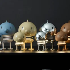 LED lampe stor 15 cm chrome