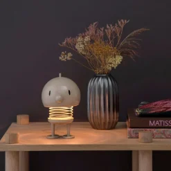 LED lampe stor 15 cm latte