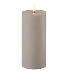 LED utendørslys 7x15 cm grå