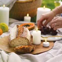 LED-lys 15x10 cm ivory